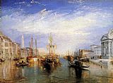 Canal Canvas Paintings - The Grand Canal Venice